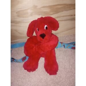 Vintage Clifford Big Red Dog Backpack Plush Bag